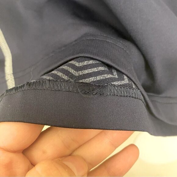 Under Armour mens blue Compression gold gear fleece lined long sleeve top mock S - Picture 10 of 12